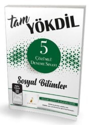 Pelikan Tıp Teknik Yayıncılık Tam YÖKDİL Sosyal Bilimler Dijital Çözümlü 5 Deneme Sınavı - Pelikan Tıp Teknik Yayıncılık