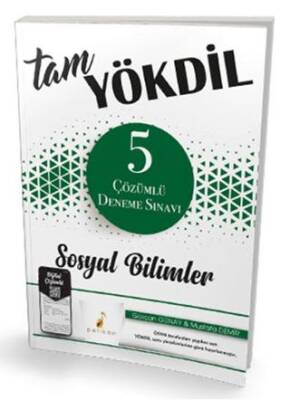 Pelikan Tıp Teknik Yayıncılık Tam YÖKDİL Sosyal Bilimler Dijital Çözümlü 5 Deneme Sınavı - 1