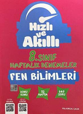 Hızlı ve Akıllı 8. Sınıf Fen Bilimleri Haftalık Denemeleri - 1