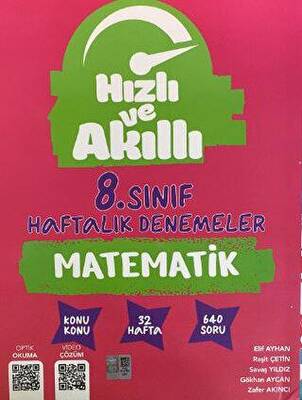 Hızlı ve Akıllı 8. Sınıf Matematik Haftalık Denemeler - 1