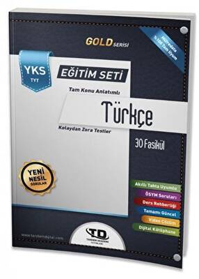 Tandem Yayınları Tandem Akademi Gold Serisi Türkçe YKS TYT 30 Fasikül Eğitim Seti - 1
