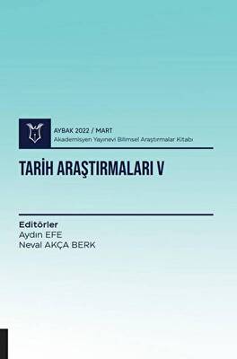 Tarih Araştırmaları V AYBAK 2022 Mart - 1