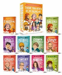 Tarihe Yön Veren Bilim İnsanları Serisi Kutulu 10 Kitap Takım - Dokuz Çocuk