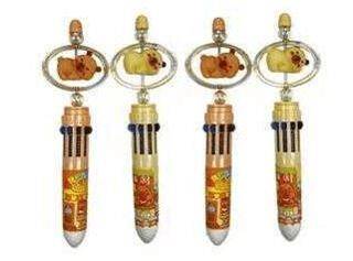 Taros 8381 Unıck Color Halkalı Capybara 10 Renk Tükenmez Kalem - 1