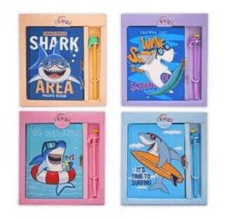 Taros Unick Color Shark Area Kalemli Kilitli Hatıra Defteri - 1