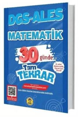 Tasarı Eğitim Yayınları DGS - ALES Matematik 30 Günde Tam Tekrar Soru Bankası - 1