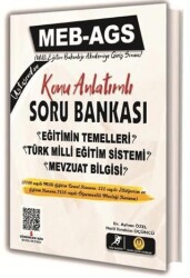 Tasarı Eğitim Yayınları MEB - AGS Eğitimin Temelleri ve Türk Milli Eğitim Sistemi ve Mevzuat Bilgisi Konu Anlatımlı Soru Bankası Çözümlü - 1