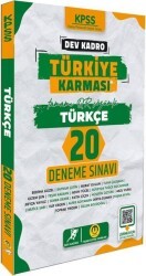 Tasarı Eğitim Yayınları KPSS Türkiye Karması Türkçe 20 Deneme - Tasarı Eğitim Yayınları