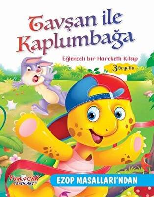 Tavşan ile Kaplumbağa - Eğlenceli Bir Hareketli Kitap 3 Boyutlu - 1