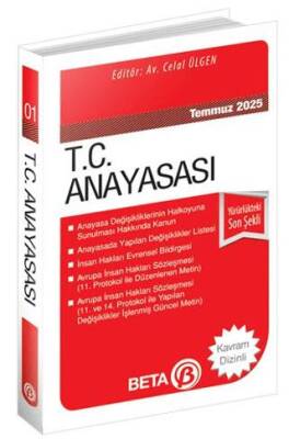 T.C. Anayasası - Temmuz 2025 - 1
