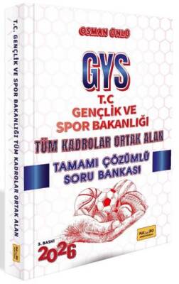 T.C. Gençlik ve Spor Bakanlığı GYS Tüm Kadrolar Ortak Alan Tamamı Çözümlü Soru Bankası - 1