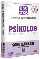 T.C. Gençlik ve Spor Bakanlığı Psikolog ÜDS Soru Bankası - Karekod Çözümlü - Data Yayınları