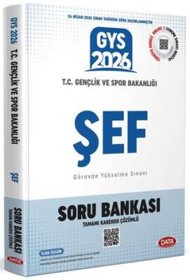 T.C. Gençlik ve Spor Bakanlığı Şef GYS Soru Bankası - Karekod Çözümlü - 1