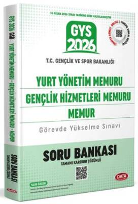 T.C. Gençlik ve Spor Bakanlığı Yurt Yönetim Memuru Gençlik Hizmetleri Memuru Memur Soru Bankası - Karekod Çözümlü - 1
