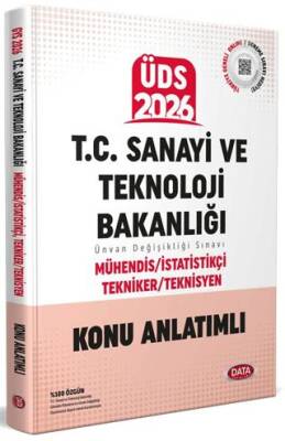 T.C. Sanayi ve Teknoloji Bakanlığı UDS Mühendis - İstatistik - Tekniker - Teknisyen Konu Anlatımlı - 1
