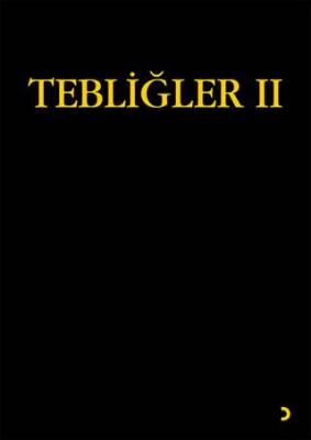Tebliğler II - 1