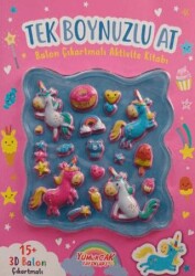 Tek Boynuzlu At Balon Çıkartmalı Aktivite Kitabı - Yumurcak Yayınları