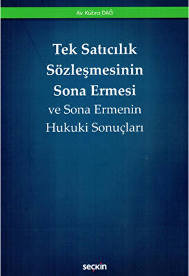 Tek Satıcılık Sözleşmesinin Sona Ermesi - 1