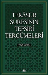 Tekasür Suresinin Tefsiri Tercümeleri - Düşün Yayıncılık