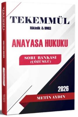Tekemmül Anayasa Hukuku Soru Bankası - 1