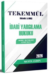 Tekemmül İdari Yargılama Hukuku Soru Bankası - Statü Akademi Yayınları