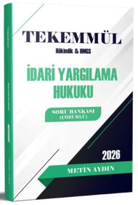 Tekemmül İdari Yargılama Hukuku Soru Bankası - 1