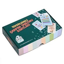 Tekerlemeli Çarpım Tablosu Kartları - Pötikare Yayıncılık