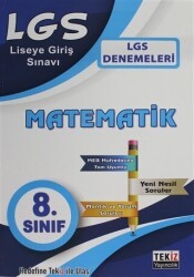 Tekiz Yayıncılık LGS Matematik Demesi 8. Sınıf - Tekiz Yayıncılık