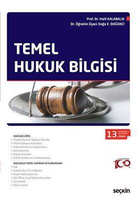 Temel Hukuk Bilgisi - 1