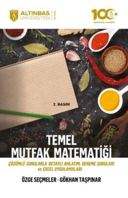 Temel Mutfak Matematiği Çözümlü Sorularla Detaylı Anlatım, Deneme Soruları ve Excel Uygulamaları - 1