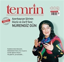 Temrin Düşünce ve Edebiyat Dergisi Sayı: 113 Mart 2021 - Temrin Dergisi
