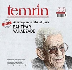 Temrin Düşünce ve Edebiyat Dergisi Sayı: 99 Ocak 2020 - Temrin Dergisi
