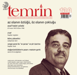 Temrin Düşünce ve Edebiyat Dergisi Sayı: 139 Eylül - Ekim 2024 - Temrin Dergisi