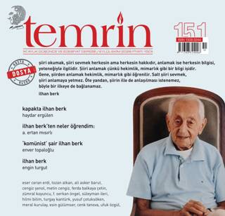 Temrin Düşünce ve Edebiyat Dergisi Sayı: 151 Eylül - Ekim 2026 - 1