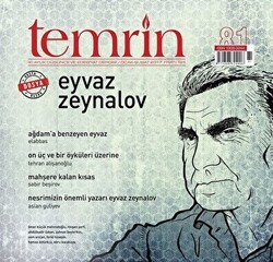 Temrin Düşünce ve Edebiyat Dergisi Sayı: 81 Ocak - Şubat 2017 - Temrin Dergisi