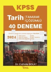 Temsil Kitap KPSS Tarih 40 Deneme Tamamı Çözümlü - Temsil Kitap