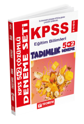 Teorem Yayıncılık KPSS Eğitim Bilimleri Çözümlü 5 + 2 Deneme - 1