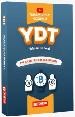 Teorem Yayıncılık YDT Pratik Soru Bankası - Tamamı Video Çözümlü - 1