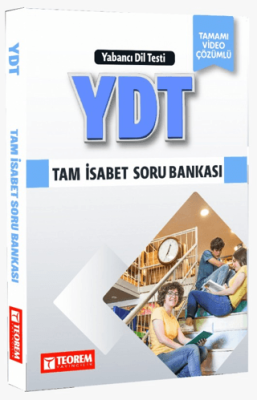 Teorem Yayıncılık YDT Tam İsabet Soru Bankası - Tamamı Video Çözümlü - 1