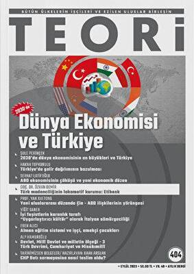 Teori Dergi Sayı: 404 Eylül 2023 - 1