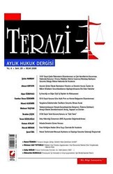 Terazi Aylık Hukuk Dergisi Sayı:29 Ocak 2009 - Seçkin Yayıncılık