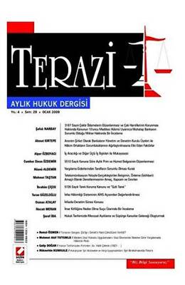 Terazi Aylık Hukuk Dergisi Sayı:29 Ocak 2009 - 1