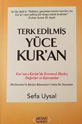 Terk Edilmiş Yüce Kur`an - 1