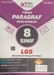 8. Sınıf LGS Türkçe Paragraf Soru Bankası - Tetra Yayınları