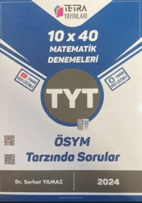 TYT 10x40 Matematik Denemeleri - 1