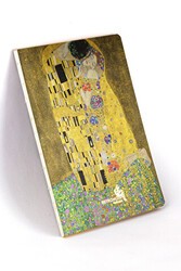 The Kiss Gustav Klimt 1907-08 Vintage Serisi 6 - Retronote