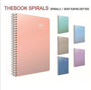 Thebook Spirals Defter Çizgisiz Spiralli Sert Kapak A4 100 Yaprak - 1