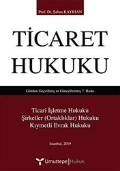 Ticaret Hukuku - 1