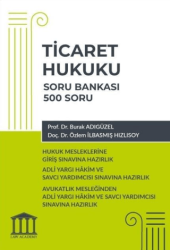 Ticaret Hukuku Soru Bankası - Hukuk Mesleklerine Giriş Sınavına Hazırlık - Adalet Yayınevi