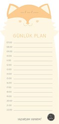 Tilkili Günlük Plan - Bloknot - Paloma Yayınevi